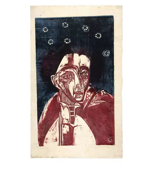 Ernst Ludwig Kirchner — Frau in der Nacht — Galerie Kornfeld