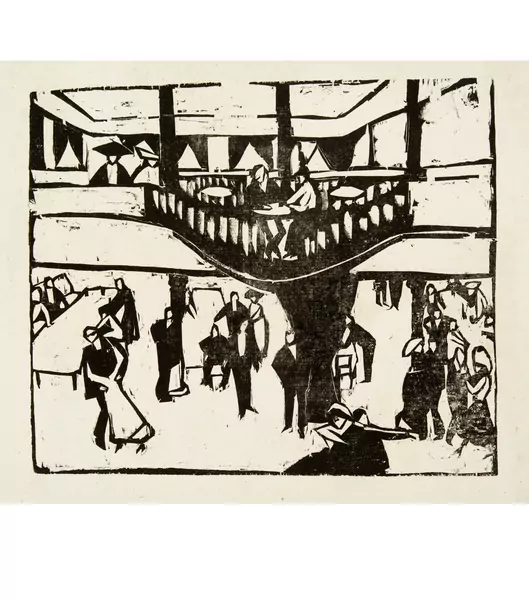 Ernst Ludwig Kirchner — Eldorado – Ball — Galerie Kornfeld
