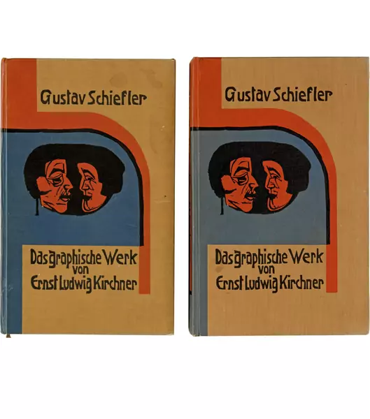 Ernst Ludwig Kirchner — Gustav Schiefler. Die Graphik Ernst Ludwig Kirchners Berlin-Charlottenburg, Euphorion-Verlag, 1926 bzw. Berlin-Charlottenburg, Euphorion-Verlag, 1931 — Galerie Kornfeld