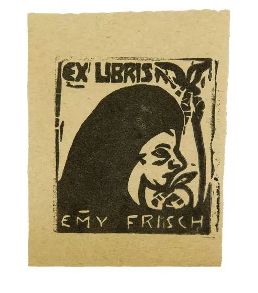 Ernst Ludwig Kirchner — Exlibris Emmy Frisch — Galerie Kornfeld