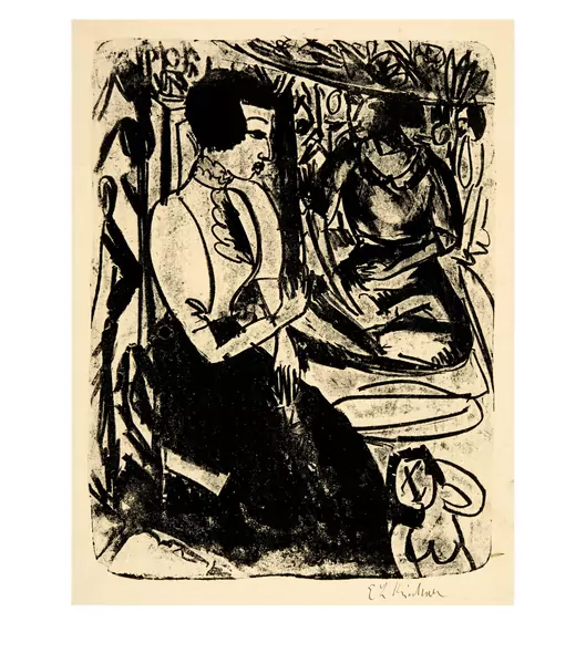 Ernst Ludwig Kirchner — Gerda und Erna — Galerie Kornfeld