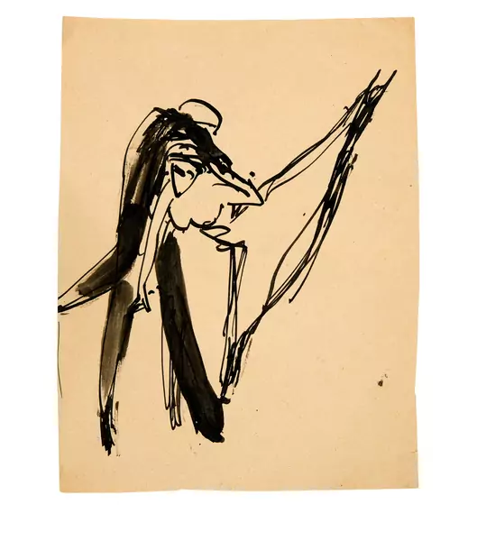 Ernst Ludwig Kirchner — Tanzakt mit Schere (Exzentrischer Tanz) — Galerie Kornfeld