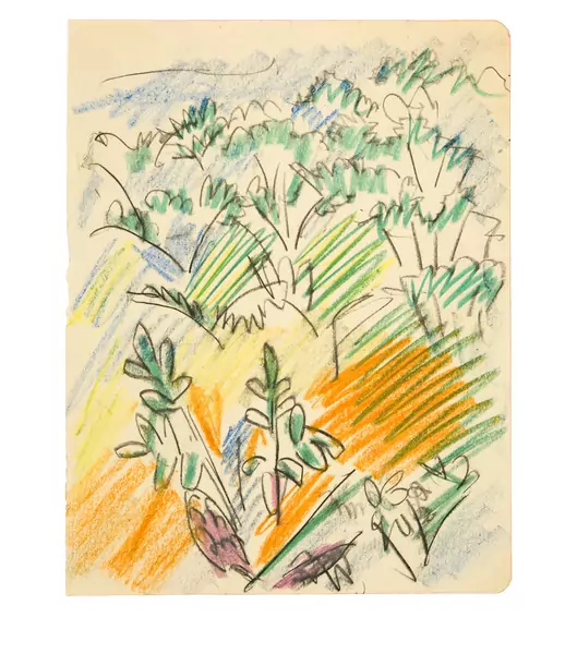 Ernst Ludwig Kirchner — Wiesenblumen — Galerie Kornfeld