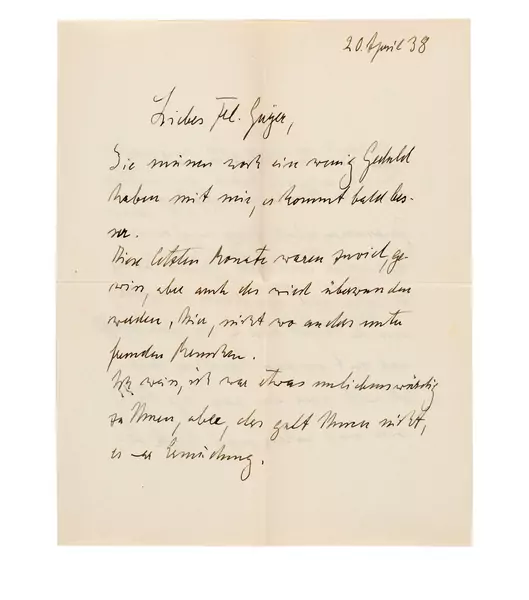 Ernst Ludwig Kirchner — Korrespondenz an Lise Gujer 1 Brief und 1 Postkarte an Lise Gujer, 1 Brief an Hanna Caplazi und 1 Fotografie "Tischdecke mit Pferden" — Galerie Kornfeld