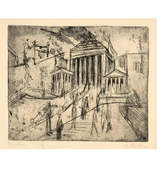 Ernst Ludwig Kirchner — Brandenburger Tor, Berlin — Galerie Kornfeld