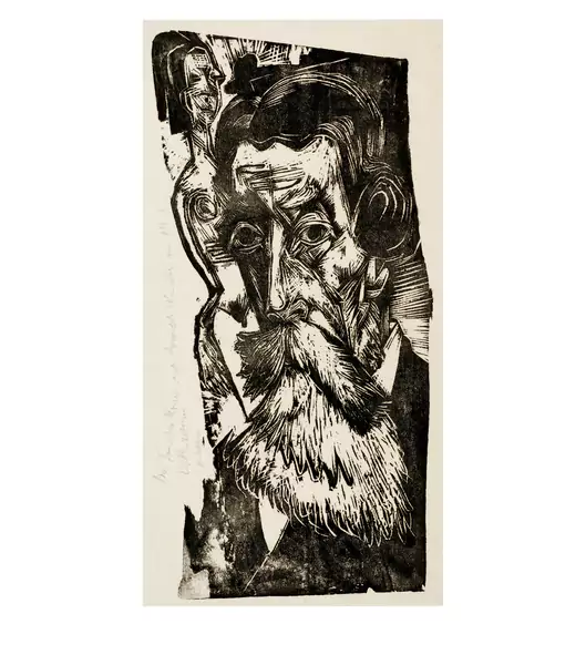 Ernst Ludwig Kirchner — Kopf Ludwig Schames — Galerie Kornfeld