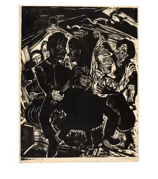 Ernst Ludwig Kirchner — Bauerntanz — Galerie Kornfeld