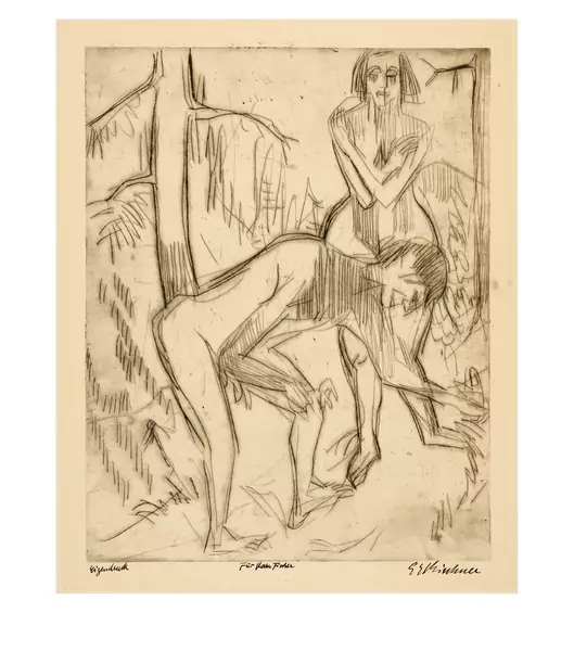 Ernst Ludwig Kirchner — Adam und Eva — Galerie Kornfeld