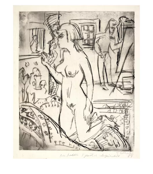 Ernst Ludwig Kirchner — Das Modell — Galerie Kornfeld
