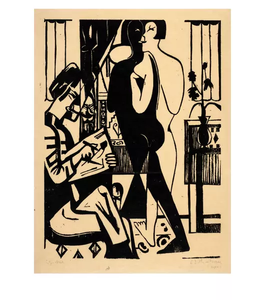 Ernst Ludwig Kirchner — Maler und Modell — Galerie Kornfeld