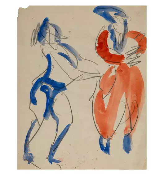 Ernst Ludwig Kirchner — Japanische Akrobaten — Galerie Kornfeld