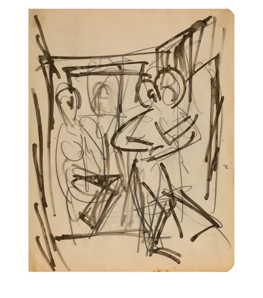 Ernst Ludwig Kirchner — Tanzpaare im Lärchenhaus — Galerie Kornfeld