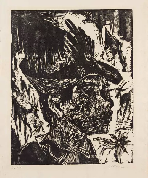 Ernst Ludwig Kirchner — Der Ziegenhirt — Galerie Kornfeld