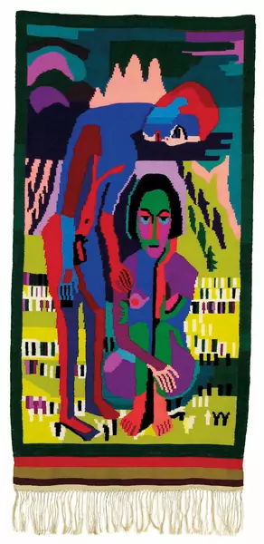 Ernst Ludwig Kirchner — Schwarzer Frühling – Selbstbildnis mit Erna — Galerie Kornfeld