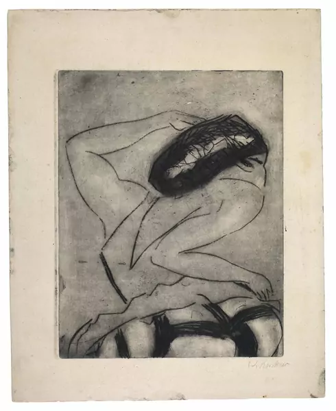 Ernst Ludwig Kirchner — Französische Tänzerin — Galerie Kornfeld