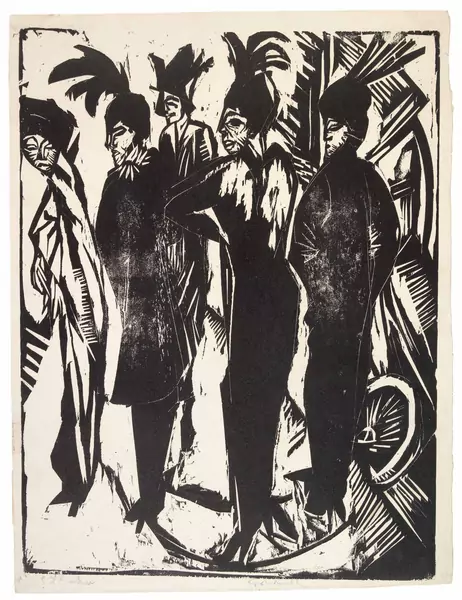 Ernst Ludwig Kirchner — Fünf Kokotten – Berlin — Galerie Kornfeld