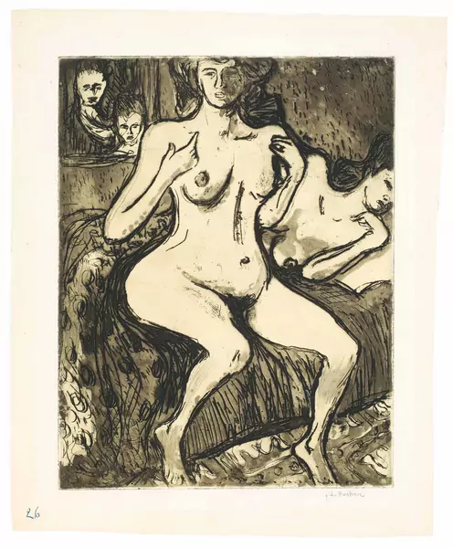 Ernst Ludwig Kirchner — Zwei Schwestern — Galerie Kornfeld