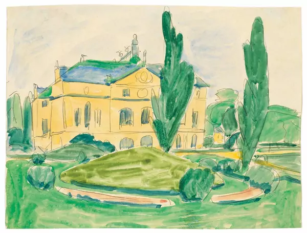 Ernst Ludwig Kirchner — Palais im grossen Garten — Galerie Kornfeld