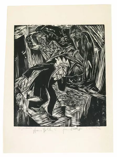 Ernst Ludwig Kirchner — David klagt um Absalon — Galerie Kornfeld