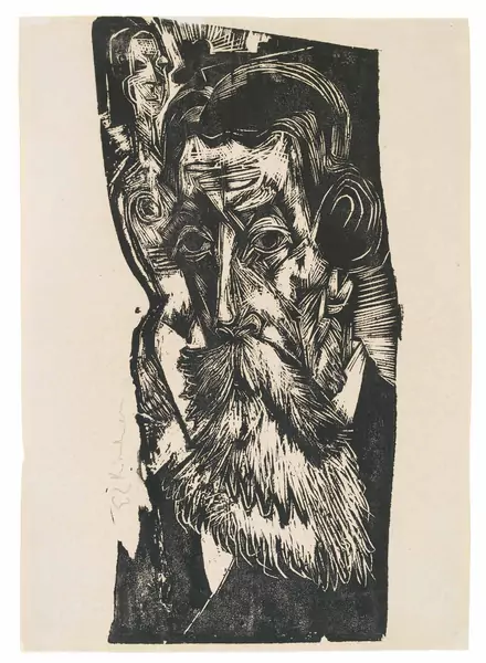 Ernst Ludwig Kirchner — Kopf Ludwig Schames — Galerie Kornfeld