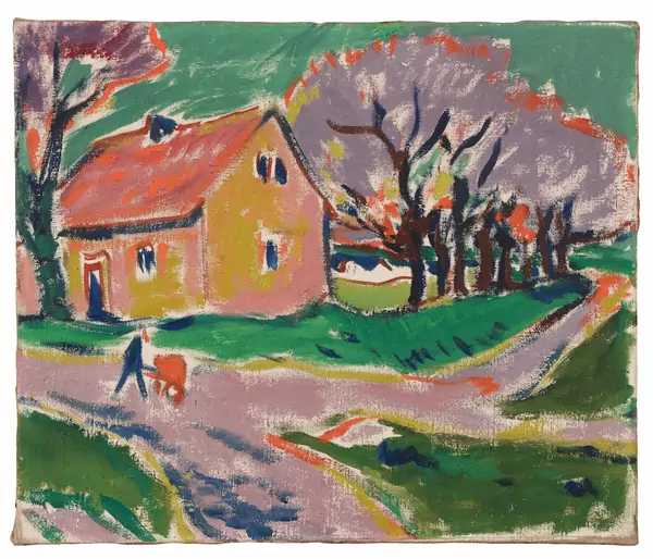 Ernst Ludwig Kirchner — Rotes Haus – Roter Januar — Galerie Kornfeld