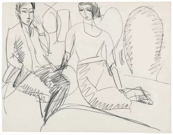 Ernst Ludwig Kirchner — Erna und Gewecke — Galerie Kornfeld