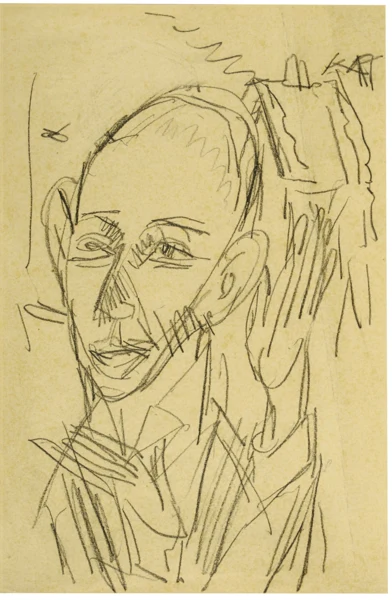 Ernst Ludwig Kirchner — Männerbildnis (Der Theosoph)