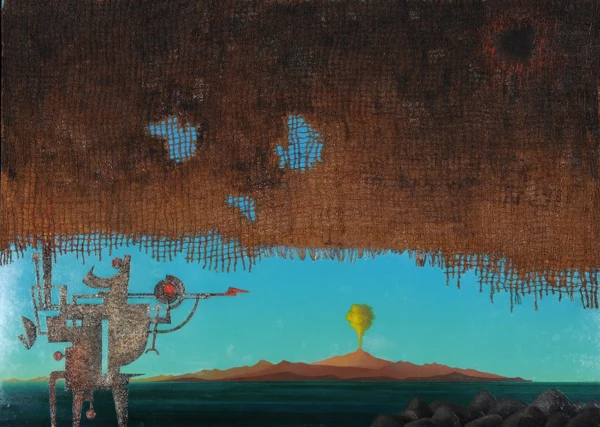 Ernst Maass — Nahöstliche Landschaft, 1967