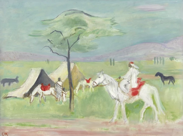 Ernst Morgenthaler — Marrokanisches Zeltlager
