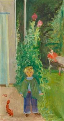 Ernst Morgenthaler — Kind im Garten, 1954
