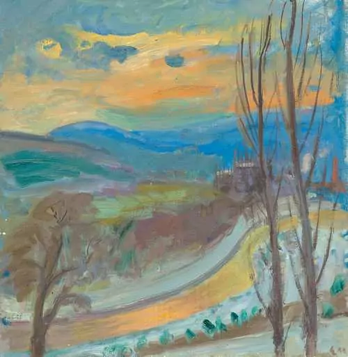 ERNST MORGENTHALER — Abendstimmung. — Koller Auktionen