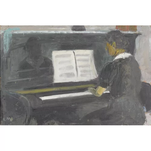 Ernst Morgenthaler — "Frau am Klavier".