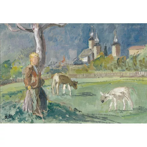 Ernst Morgenthaler — "Landschaft bei Brig".
