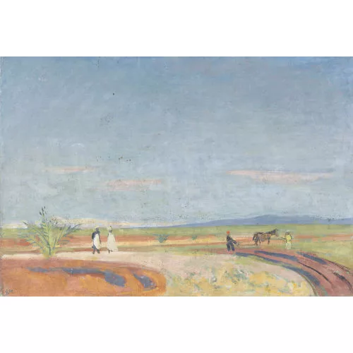 Ernst Morgenthaler — "Marokkanische Landschaft".