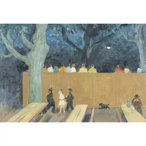 Ernst Morgenthaler — "Hinter der Tanzbühne".