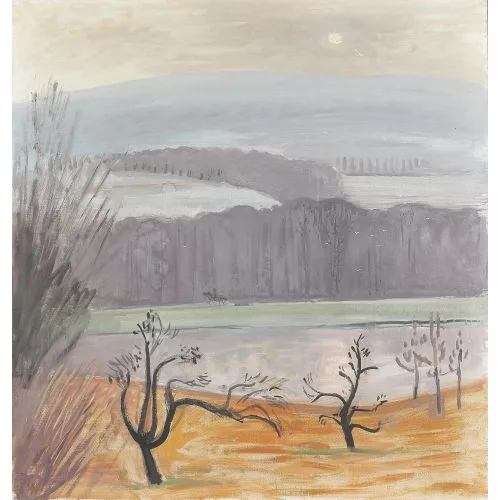 Ernst Morgenthaler — "Wintersonne im Limmattal".