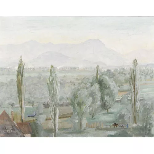 Ernst Morgenthaler — "Landschaft bei Heerbrugg".