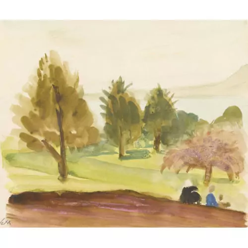 Sommerlandschaft am See