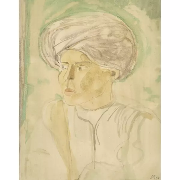 Bildnis eines Mannes mit Turban