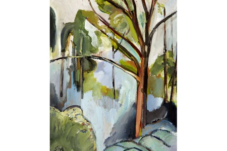 Landschaft mit Bäumen