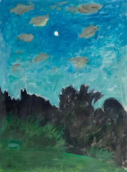 ERNST MORGENTHALER — Landschaft im Mondschein. 1944. — Koller Auktionen