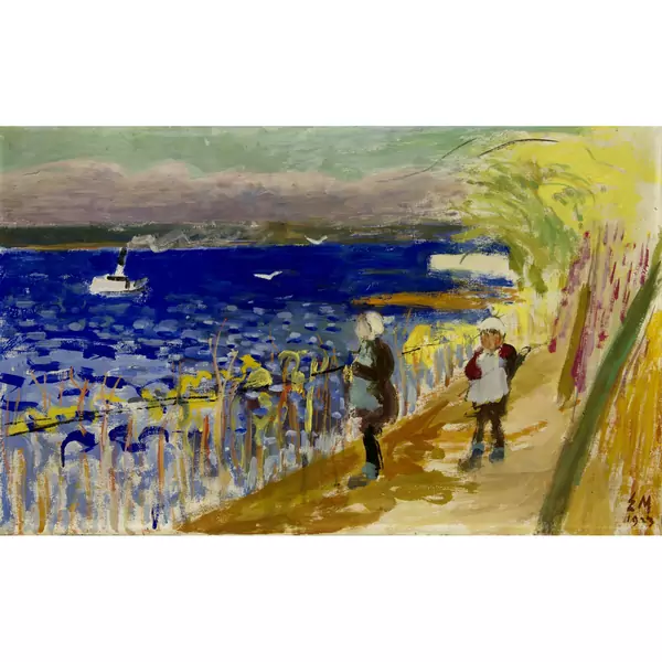 Ernst Morgenthaler — Am Strandweg — Galerie Kornfeld