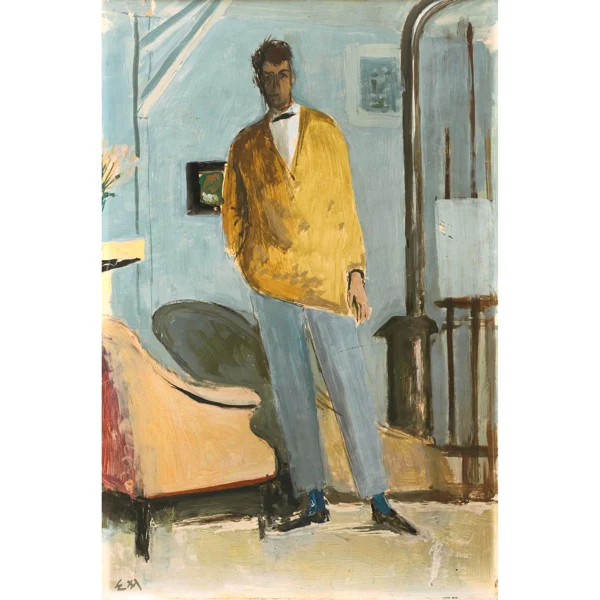 Ernst Morgenthaler — SELBSTBILDNIS IM ATELIER SELFPORTRAIT IN STUDIO
