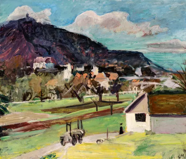 Landschaft mit Üetliberg
