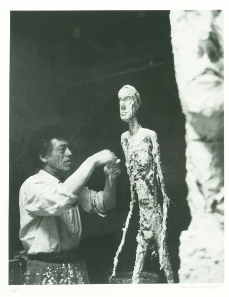 Ernst Scheidegger — Giacometti im Atelier
