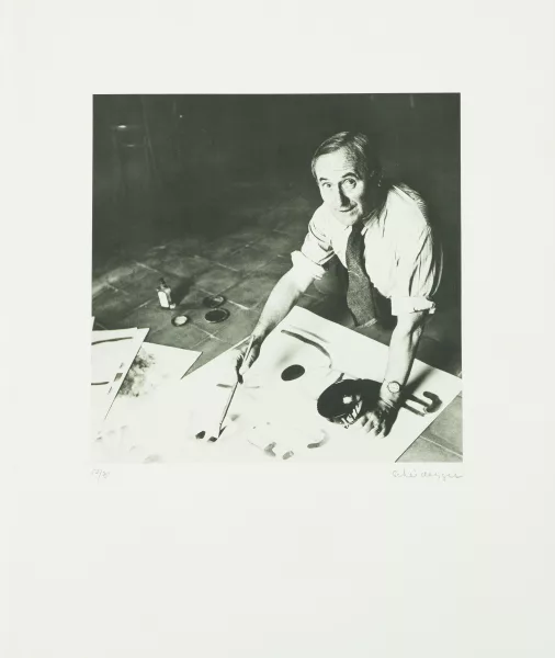 Ernst Scheidegger — Miro beim Malen