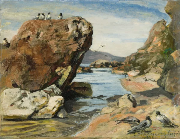 Ernst Stückelberg — Küstenlandschaft auf Capri, 1888