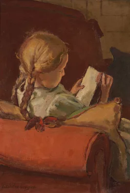 Ernst Würtenberger — Lesendes Mädchen