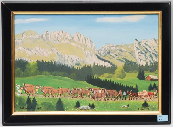 Ernst Zogg — Gamser-Alpfahrt