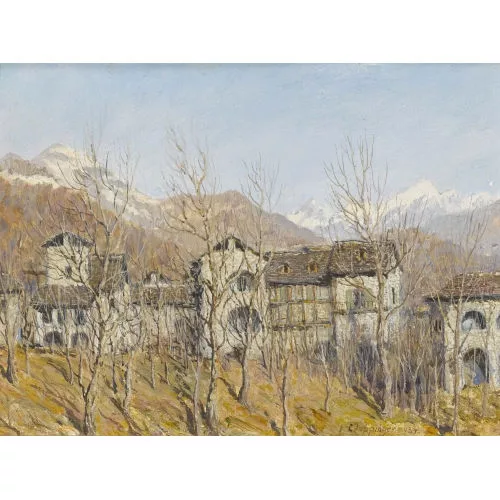 Ernst Zuppinger — Herbstliche Tessiner Landschaft.